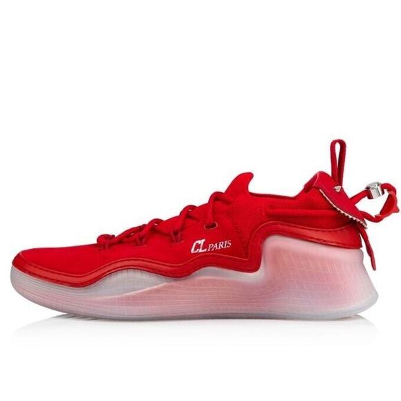 CHRISTIAN LOUBOUTIN Men's Arpoador Low-top Sneakers Red 42.5 - Picture 3 of 12